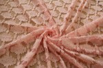 Matowa koronka Cotton - pudrowy róż