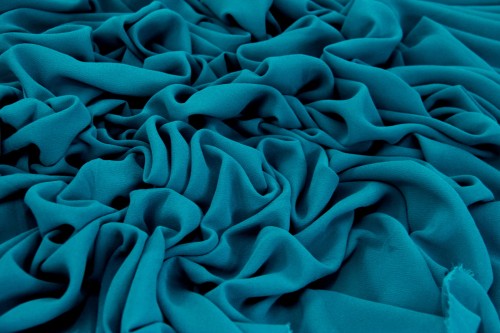 Szyfon krepa premium - morski