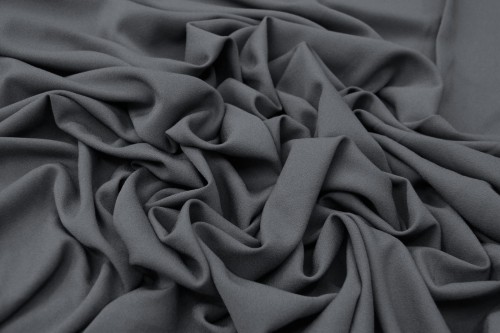 Żorżeta, moss crepe - grafitowy