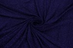 Lycra/dzianina ITY / super jersey z brokatem - granatowy