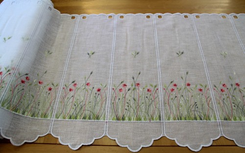 Zazdrostka natura biała - kolorowe kwiatki 60cm wysoka 