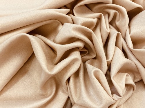 Żorżeta Barbie/Marchiano metaliczno-brokatowa poświata - szampański beż, złoty brokat nr 19 