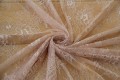 Koronka francuska w stylu boho -  panel 300cm x155cm -  brudny róż 13