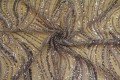 Koronka / Haft premium z cekinami - Cascade Luxe- Chocolate Truffle 24