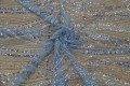 Koronka / Haft premium z cekinami - Cascade Luxe - Crystal Blue 26