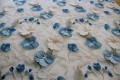 Tkanina WELUROWA dekoracyjna / zasłonowa  -  Blue Garden 14