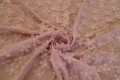 Szyfon w trójwymiarowe kwiaty - Blossom 3D - pudrowy róż 11