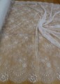 Koronka francuska w stylu boho -  panel 300cm x155cm -  biały 12