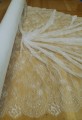 Koronka francuska w stylu boho -  panel 300cm x155cm - ecru 13