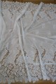 Tkanina bawełniana premium haftowana z ażurowym borderem - Florence Lace Cotton - ecru 10