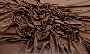 Lycra/dzianina  SUPER ITY GRUBY / SUPER JERSEY 320g - mleczna czekolada / brązowy