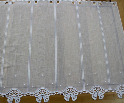 Zazdrostka haftowana - dzwoneczki - 70 cm - biały 