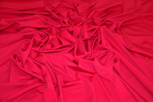 Dzianina Modal Jersey - czerwony